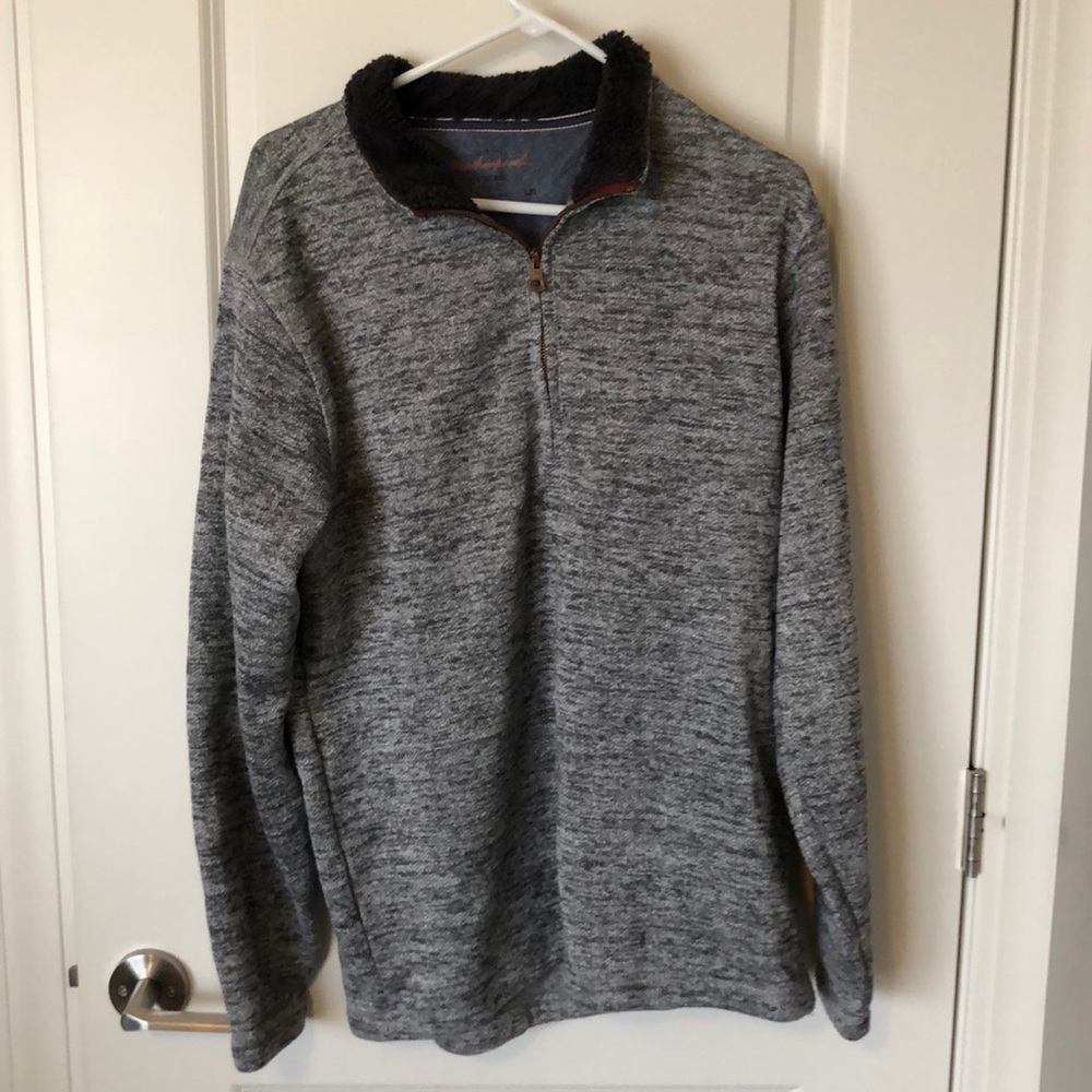 Weatherproof Half Zip Sweatshirt - L